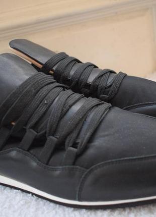 Кожаные туфли мокасины кроссовки сникерсы сникеры mym italia р. 41 27 см