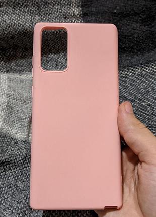 Силиконовый чехол для samsung galaxy note 20