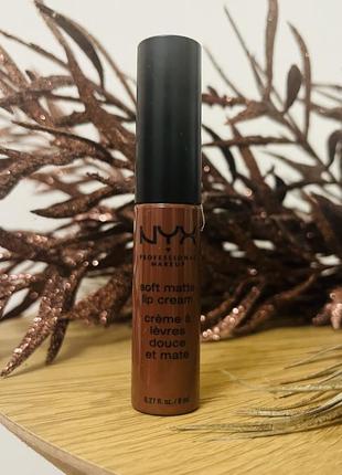 Оригінал nyx professional makeup soft matte lip cream 23 berlin