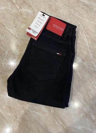Чорні завужені джинси redman jeans w28, 29