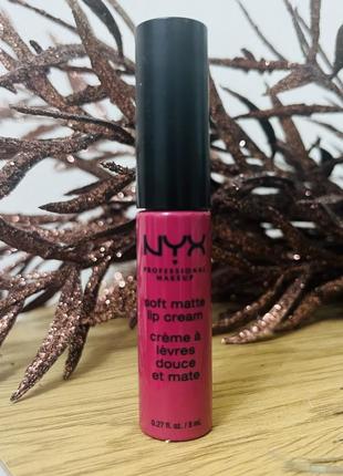 Оригінал nyx professional makeup soft matte lip cream 23 prague1 фото