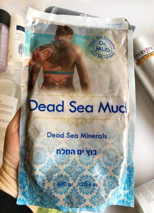 Натуральна грязь мертвого моря dr. mud dead sea minerals2 фото