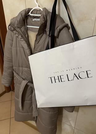 Пухова куртка the lace