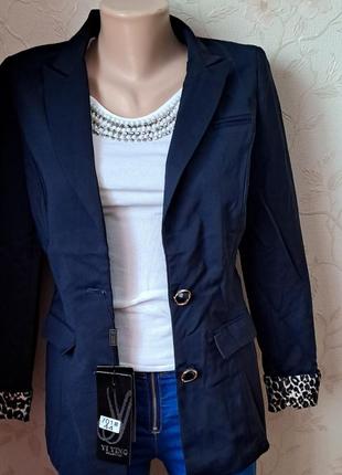 Стильный удлиненный женский пиджак, жакет, блейзер, норма, пиджак батал6 фото