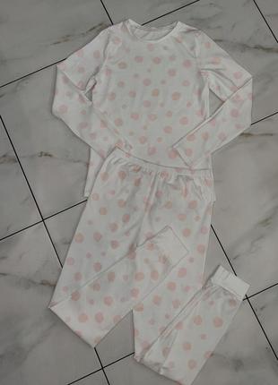 Котоновая женская пижама george леопард xs (34-36)