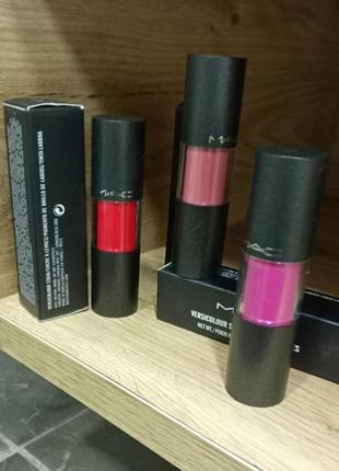 Рідка матова помада mac versicolor stain cream lipstick