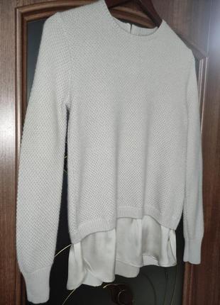 Шерстяной / кашемировый свитер / джемпер (шерсть, кашемир, шелк)7 фото