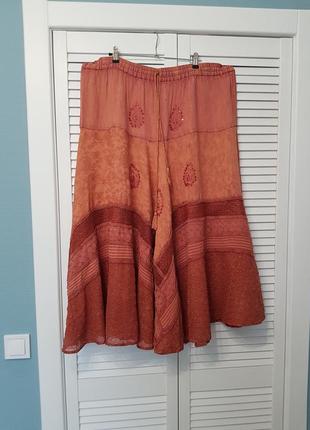 Легка віскозна спідниця довга