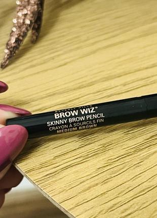 Оригінал anastasia beverly hills brow wiz олівець для брів medium brown6 фото