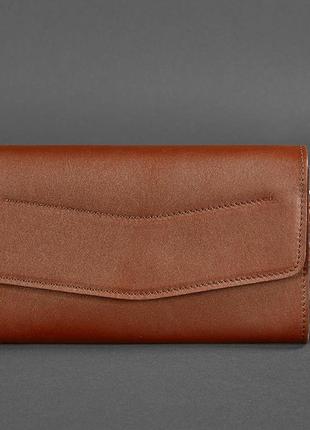 Женская кожаная сумка элис светло-коричневая краст blanknote арт. bn-bag-7-k1 фото