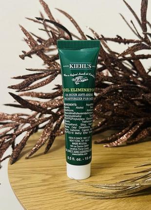 Оригинальный мужской увлажняющий гель против жирного блеска kiehl`s oil eliminator 24-hour anti-shine moisturizer1 фото