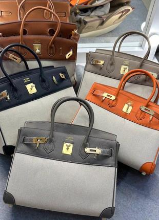 Сумка в стиле hermes birkin new 2024