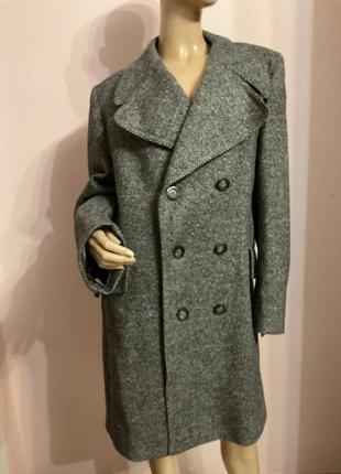 Теплое мужское пальто/ 44/brend crombie scotland