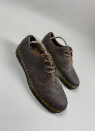 Мужские кожаные ботинки туфли dr. martens coronado