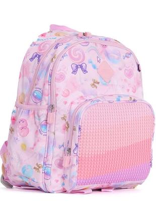 Рюкзак upixel futuristic kids school bag - рожевий2 фото
