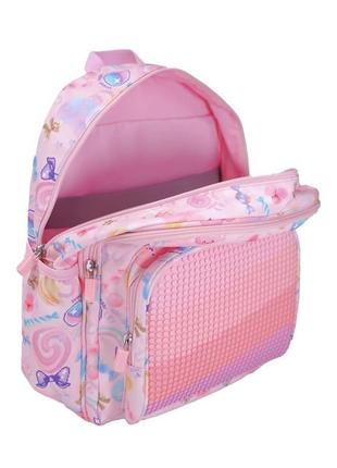 Рюкзак upixel futuristic kids school bag - рожевий6 фото