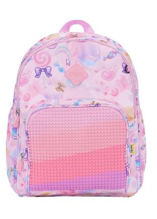 Рюкзак upixel futuristic kids school bag - рожевий10 фото