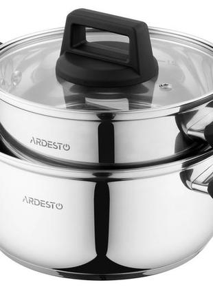 Ardesto набір посуду gemini 7 предметов., нержавіюча сталь8 фото