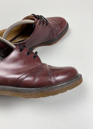 Винтажные кожаные мужские ботинки туфли dr martens doc10 фото