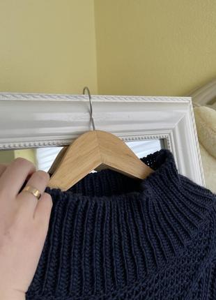Женский теплый вязаный свитер2 фото