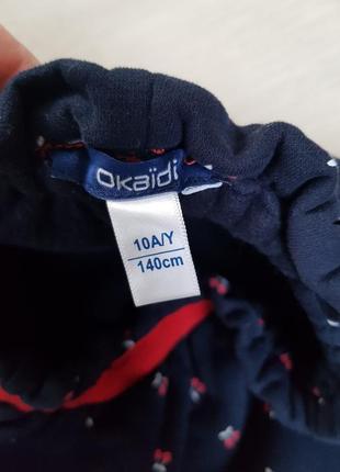 Очень красивая теплая юбочка на флисе okaidi7 фото