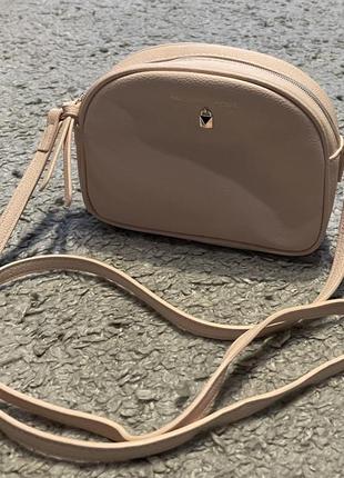 Фірмова,пудрова,маленька сумочка michael kors