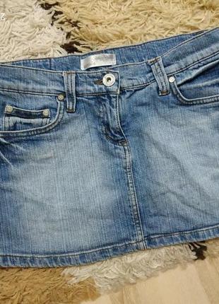 Фірмова джинсова спідниця pimkie на 42-44 або на підлітка1 фото