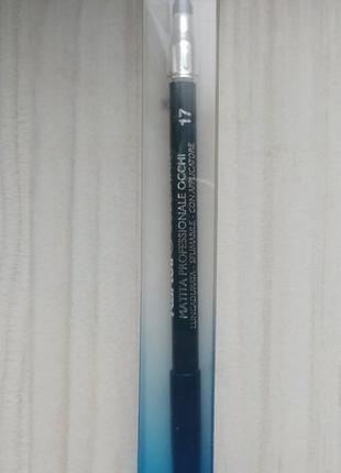 Карандаш для глаз collistar professional eye pencil 17 verde thalya в коробке3 фото