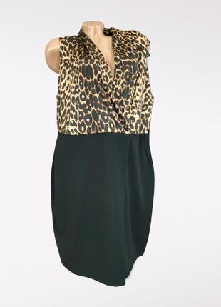 Шикарное платьеyours clothing / plus size leopard print ISO bodycon dress3 фото