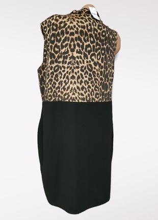 Шикарное платьеyours clothing / plus size leopard print ISO bodycon dress4 фото