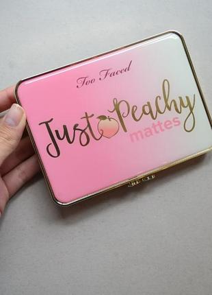 Палетка just peachy too faced