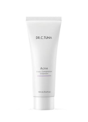 Очищаючий гель для проблемної шкіри акне acne, 100 мл acne dr. c.tuna farmasi