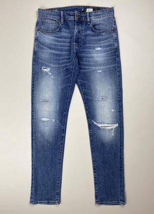 Мужские джинсы g star raw 3301 slim jeans1 фото