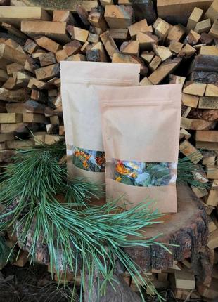 Фіточай, трав'яний чай "зцілення". збір 2023. чорнобривці, календула, м'ята, листя...