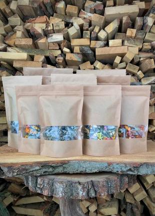 Фіточай, трав'яний чай "зцілення". збір 2023. чорнобривці, календула, м'ята, листя...