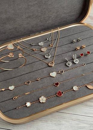 Сережки браслет кольє в стилі  chopard