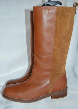Чоботи шкіряні zalando розмір 42