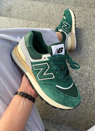 Стильные кроссовки new balance 574 legacy green зелёные унисекс 36-45 р