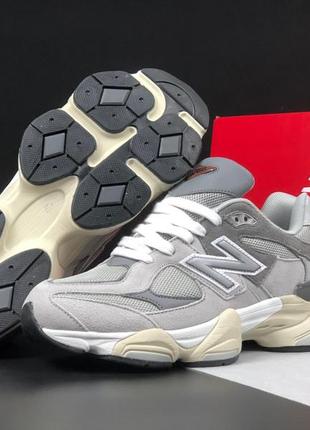 Мужские кроссовки new balance 9060 lunar мужественные кроссовки Сенде беленс серое