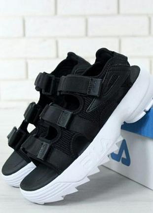Босоніжки босоножки fila disruptor sandals сандалі сандалии