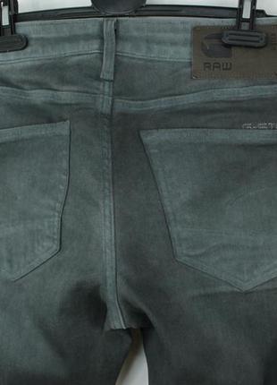 Шикарні звужені джинси g-star raw 3301 slim dark aged cobler denim jeans7 фото