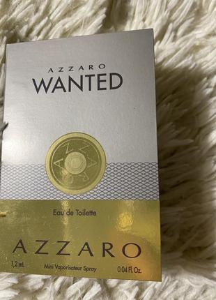 Пробник чоловічої туалетної води azzaro wanted, 1,2 ml