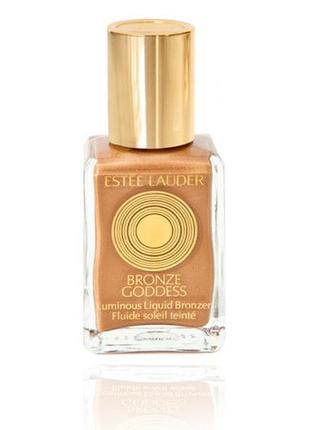 Жемчужный сияющий бронзер estee lauder bronze goddess luminous liquid bronzer 30 мл1 фото