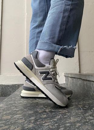 Шикарные кроссовки new balance 574 legacy grey beige серо-бежевые унисекс 36-45 р4 фото