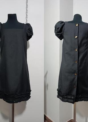 Маленькое чёрное платье из 100% шерсти ted baker, 1/xs/s