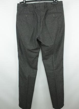 Классические шерстяные брюки emeile lafaurie gray wool casual / dress stretch pants4 фото