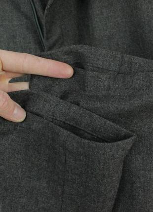 Классические шерстяные брюки emeile lafaurie gray wool casual / dress stretch pants5 фото