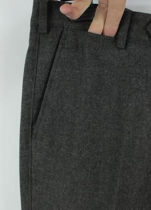 Классические шерстяные брюки emeile lafaurie gray wool casual / dress stretch pants3 фото