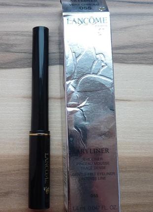 Подводка для глаз lancome artliner 24h eye liner 03 saphire - фетровая кисточка4 фото