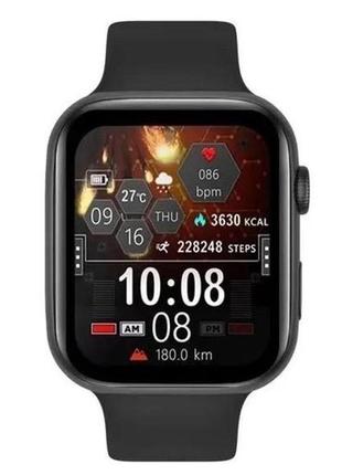 Умные смарт часы smart watch i7 pro max с голосовым вызовом тонометр пульсометр оксиметр3 фото